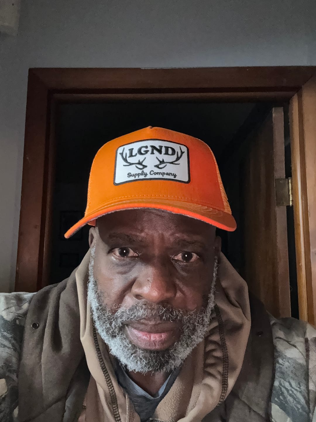 Customer photo review of Hunter Orange Snapback