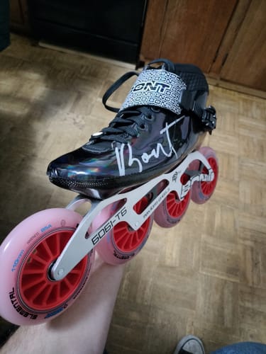 Customer photo review of Eclipse Inline Speed Skates