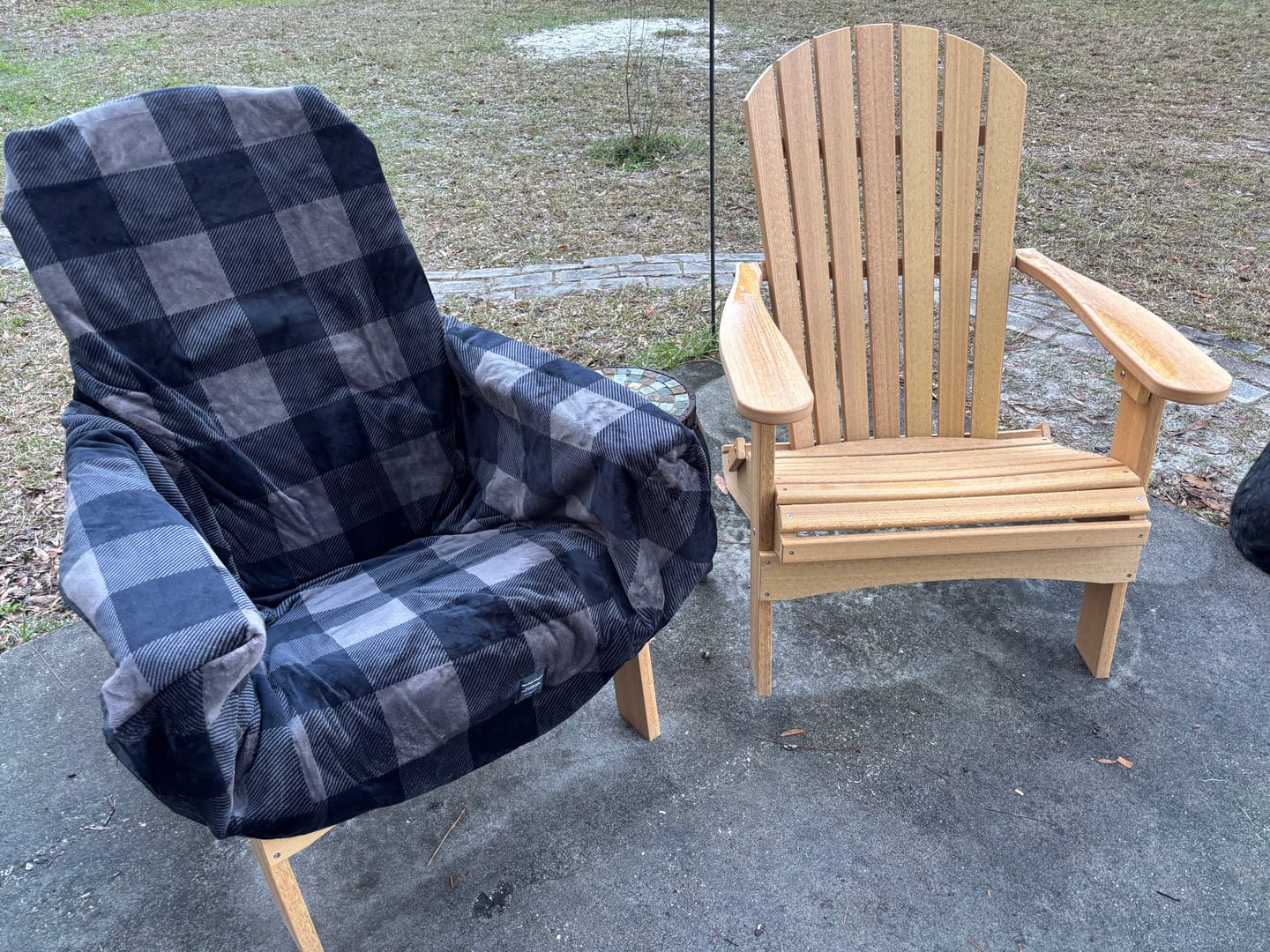 Customer photo review of The Chair Blanket