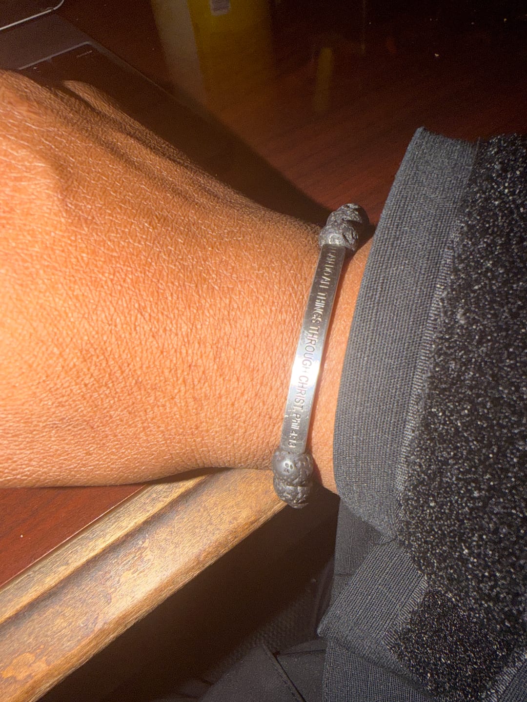 Customer photo review of I CAN DO ALL THINGS THROUGH CHRIST PHIL 4:13  - Mens Collection