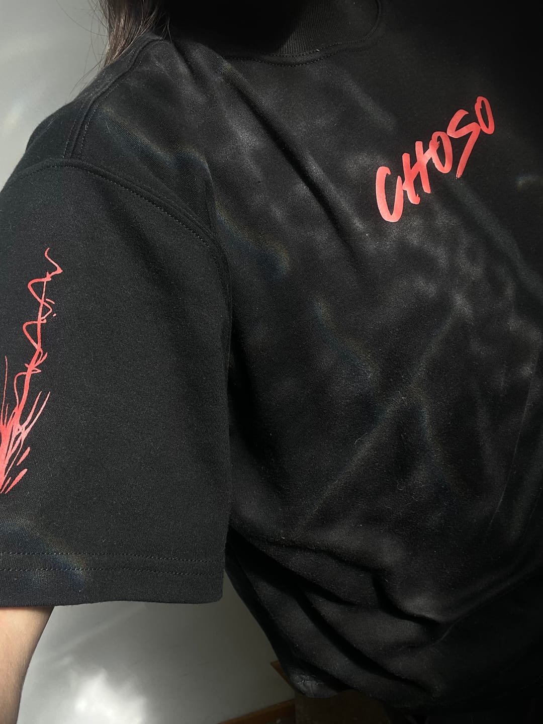 Customer photo review of Playera Drop 06 •Choso Jujutsu Kaisen•