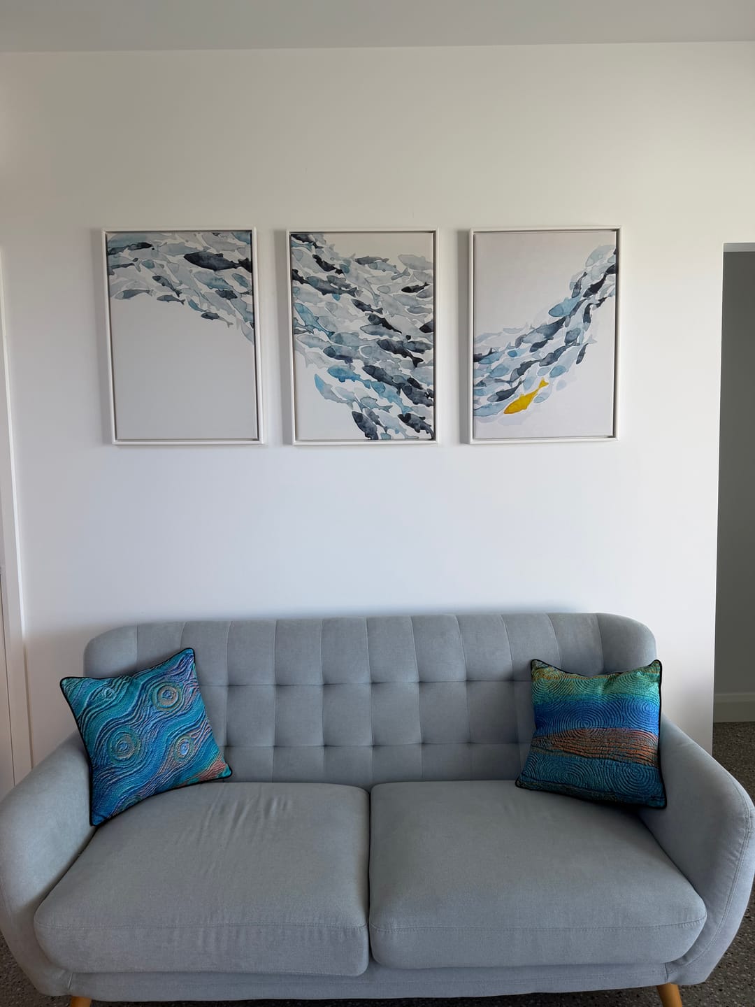 Customer photo review of CALM CURRENTS CANVAS