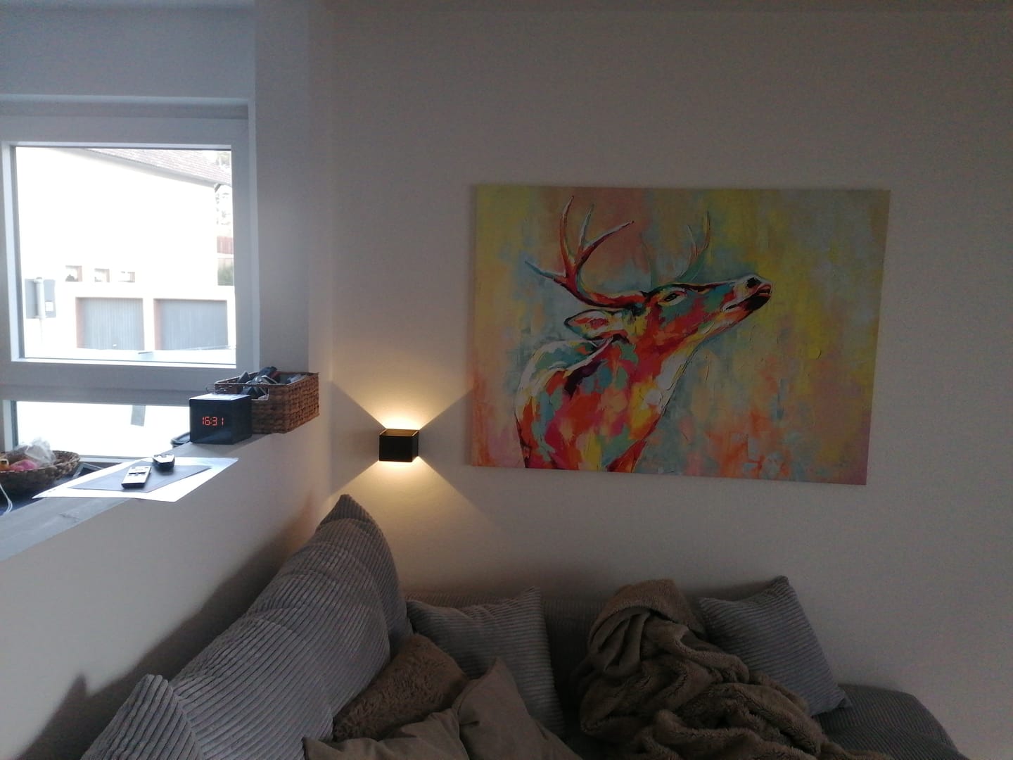 Customer photo review of CUBE Wall lamp | Remote control
