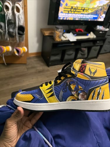 Customer photo review of SpongeBob SquarePants Patrick Star J1s Sneakers