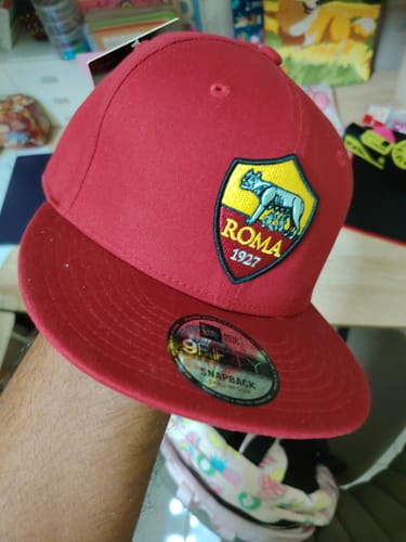 Customer photo review of 9FIFTY AS Roma Red Snapback