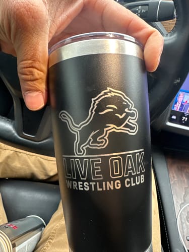 Customer photo review of (6 Pieces) Laser Engraved Tumbler | 20 oz