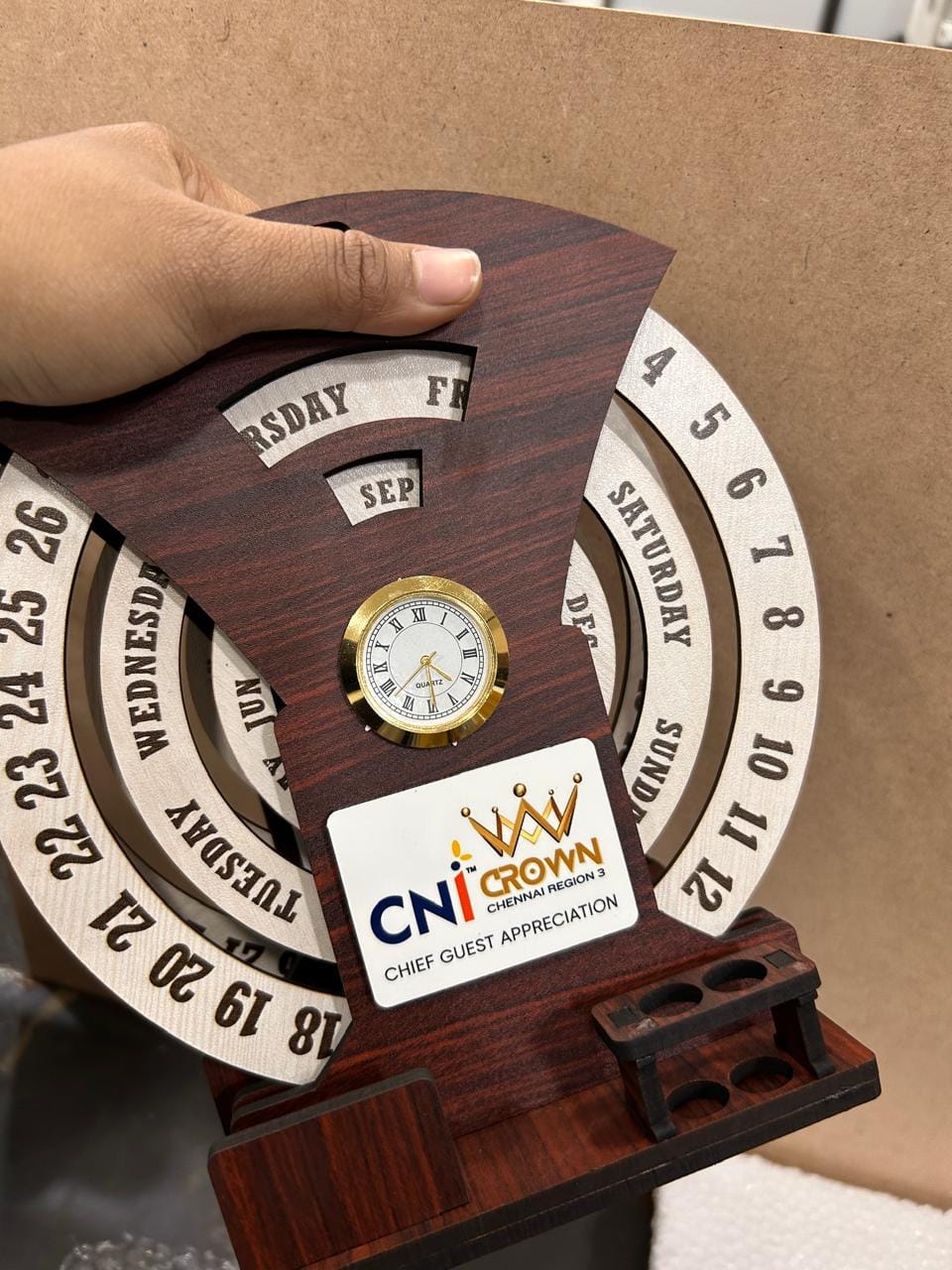 Customer photo review of Infinity Calendar | Best for Corporate Gifting | PrintMine.in