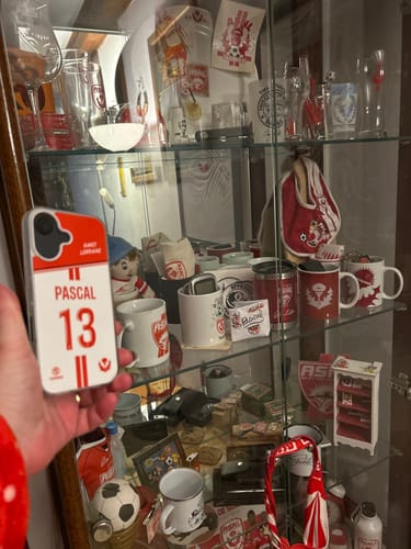 Customer photo review of Coque foot NANCY personnalisable - TEAMCOQUES