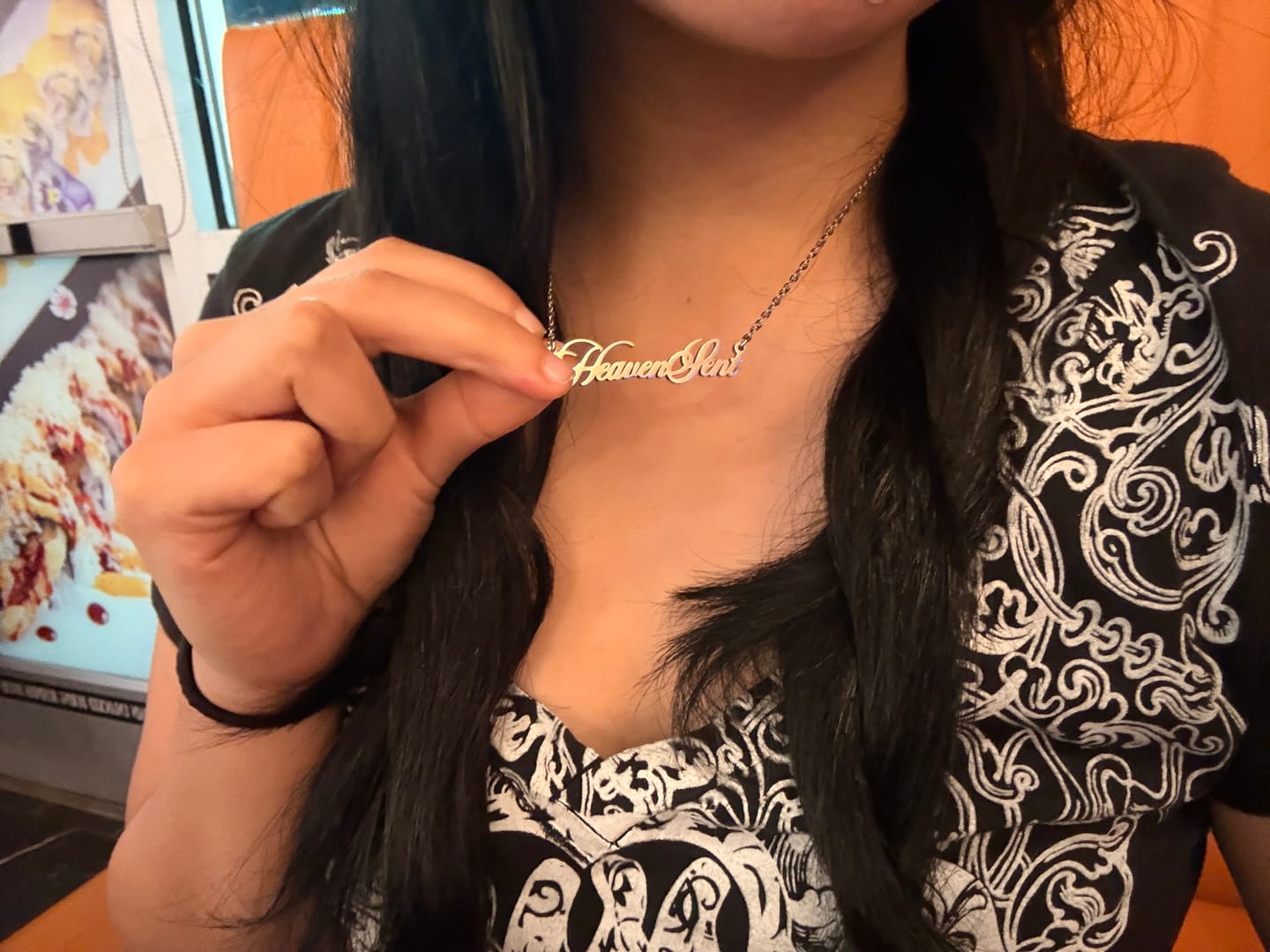 Customer photo review of HeavenSent Nameplate