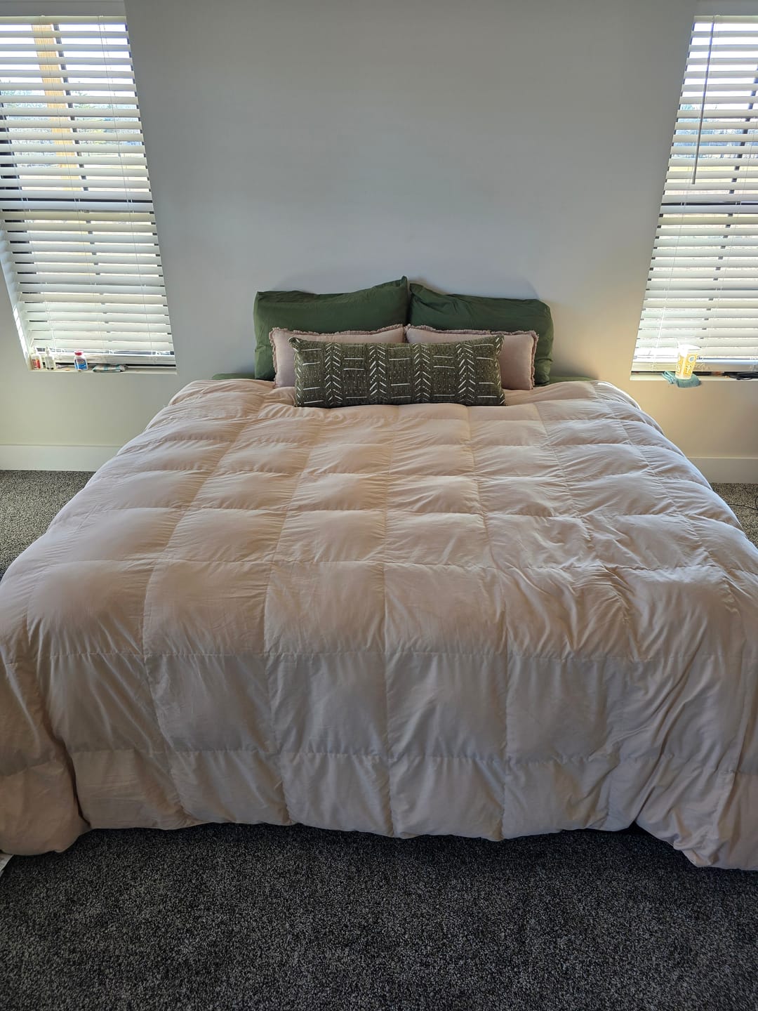 Customer photo review of Organic Cotton Goose Down Comforter