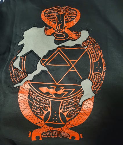 Customer photo review of Fire Alchemy Hoodie