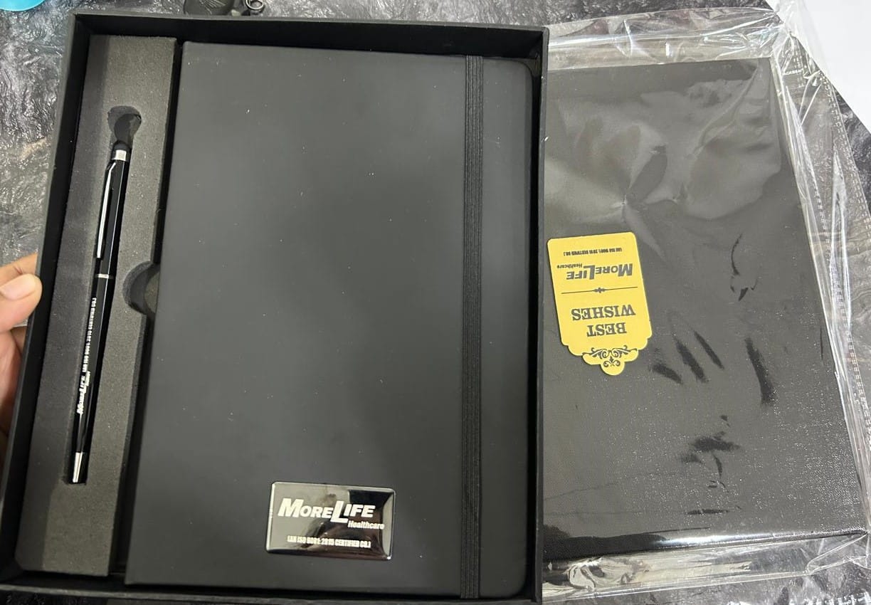 Customer photo review of 2 in 1 Diary Pen Set | Corporate Gift | PrintMine.in