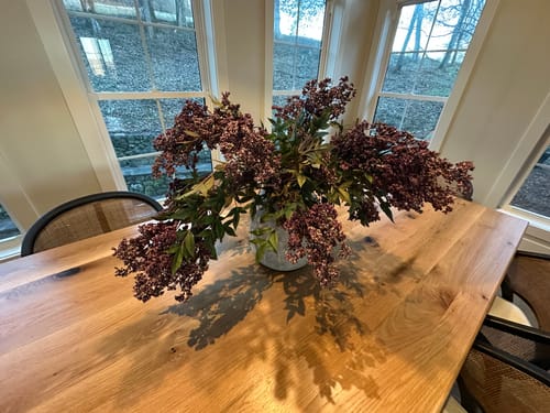 Customer photo review of Faux Dusty Plum Stem