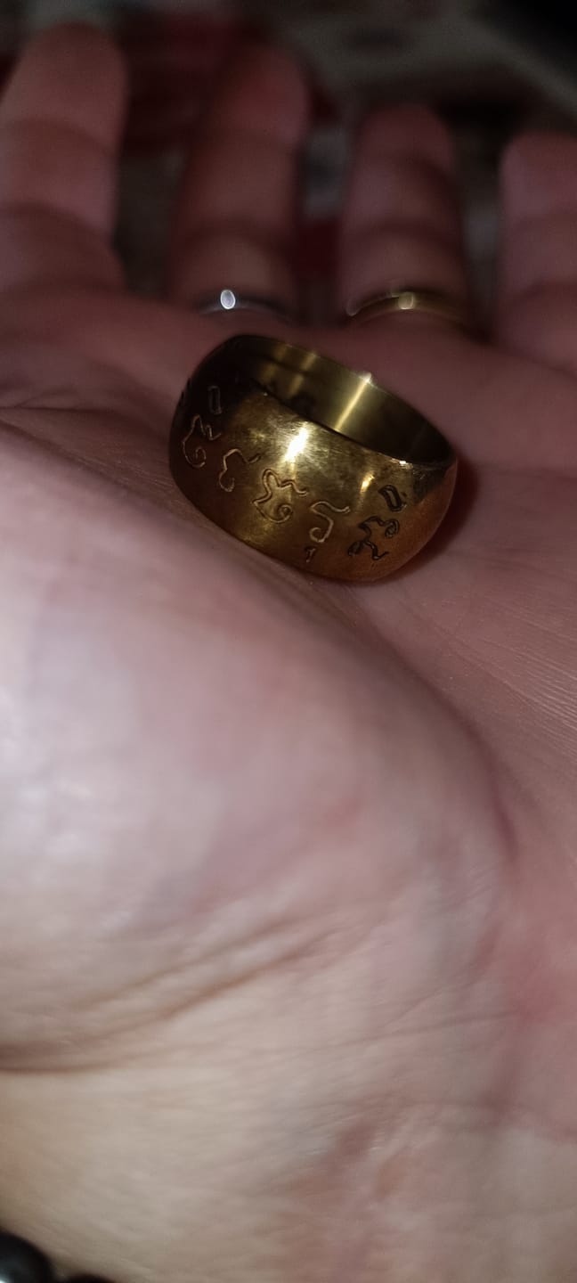 Customer photo review of Bague de pouvoir du seigneur Shiva - Très Vénérable LP Mun. # 492