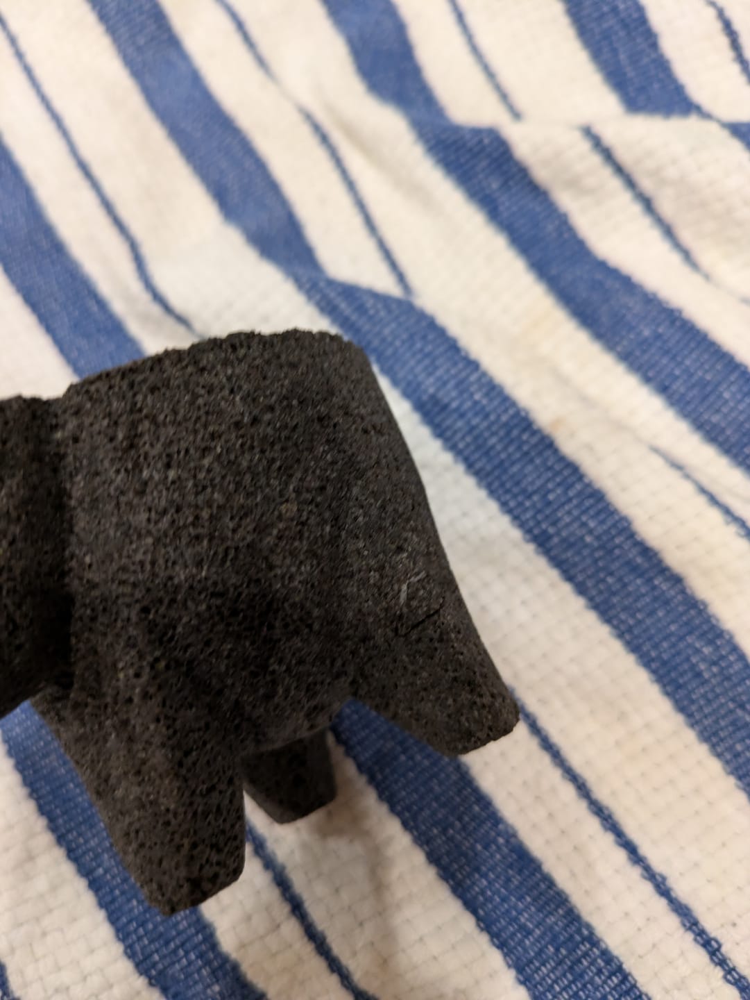 Customer photo review of Mini Pig Molcajete - Authentic Mexican Stone Mortar & Pestle