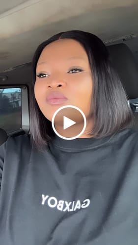 Customer video review of Mabontle 10 inch 5x5 Vietnamese SDD Bone Straight Wig