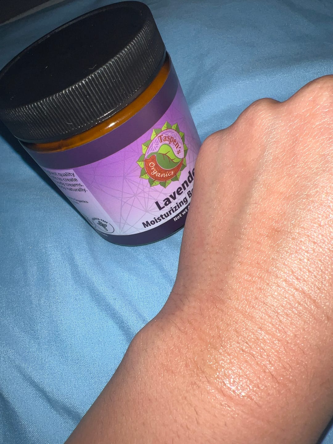 Customer photo review of Moisturizing Body Creams