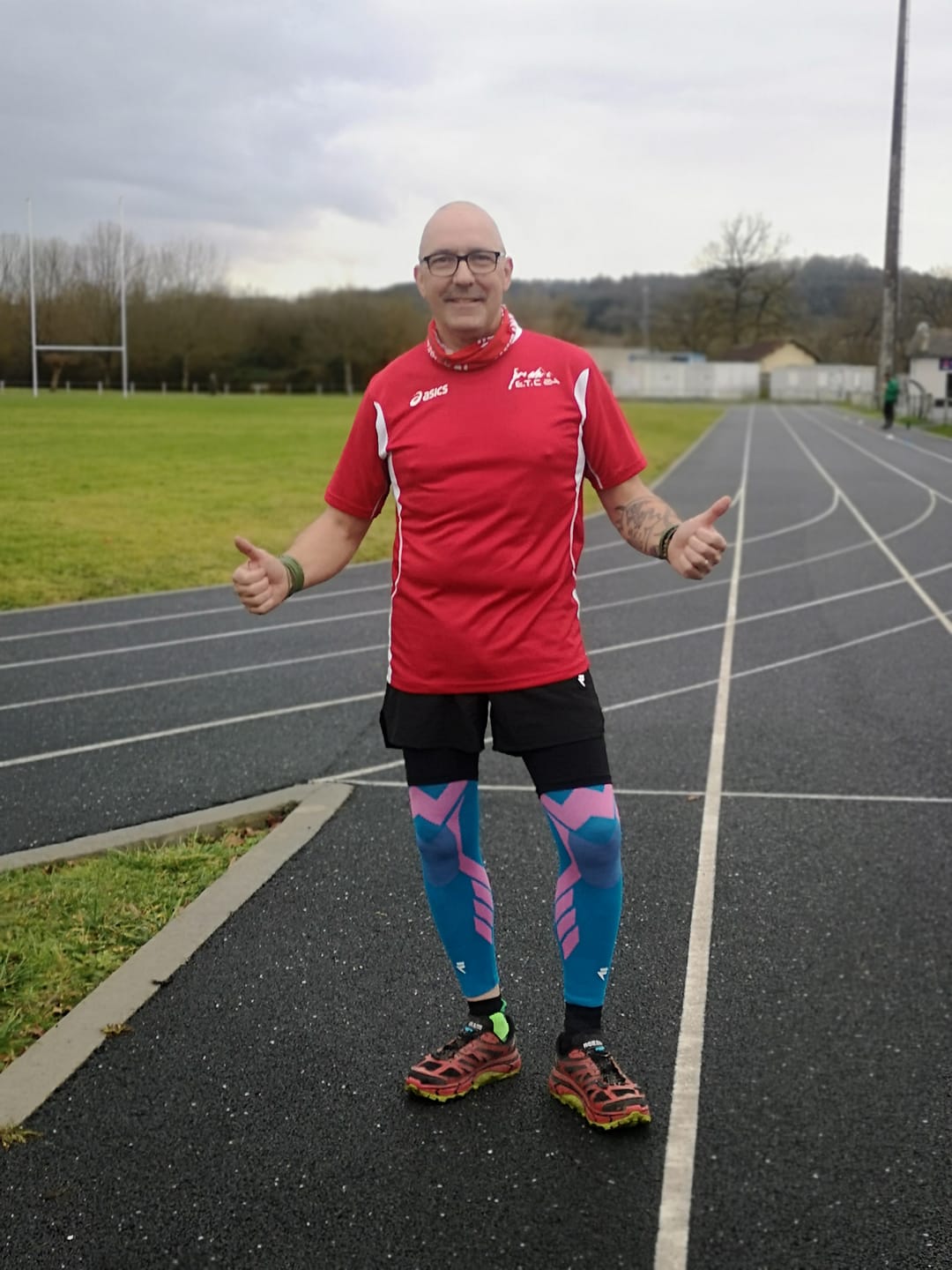 Customer photo review of Short 2 en 1 avec compression intégrée