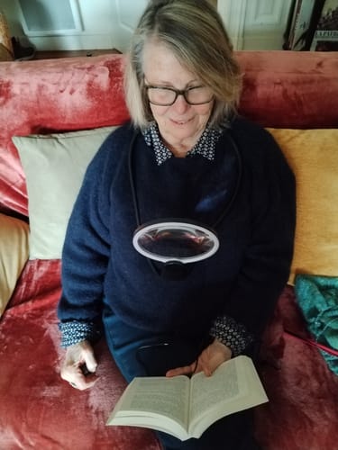 Customer photo review of Loupe de lecture DMLA LED