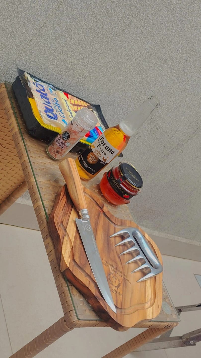 Customer photo review of Kit Churrasco Personalizado Edição Especial WOODBULL