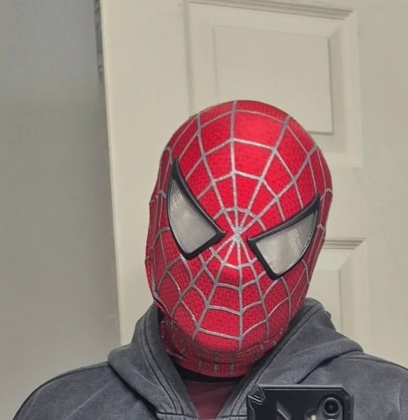 Customer photo review of SpideyJunky™ Tobey Maguire OG Mask