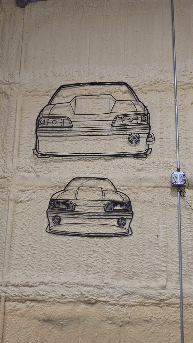 Customer photo review of Your Personalized Car Metal Wall Art - MT1113