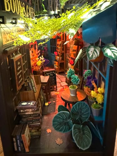 Customer photo review of Dreamy MiniAlley - Booknook DIY kit