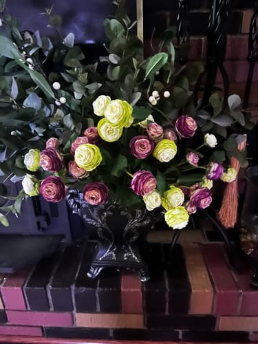 Customer photo review of Bulk 16" Ranunculus Stem Spray Branches Artificial Silk Flowers Wholesale