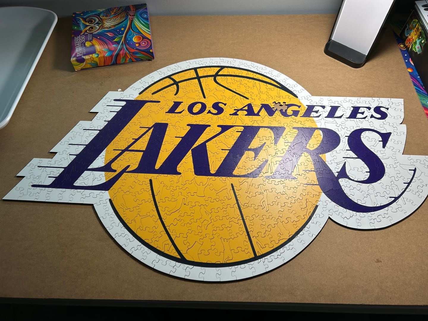 Customer photo review of Los Angeles Lakers™ - Wooden Puzzle