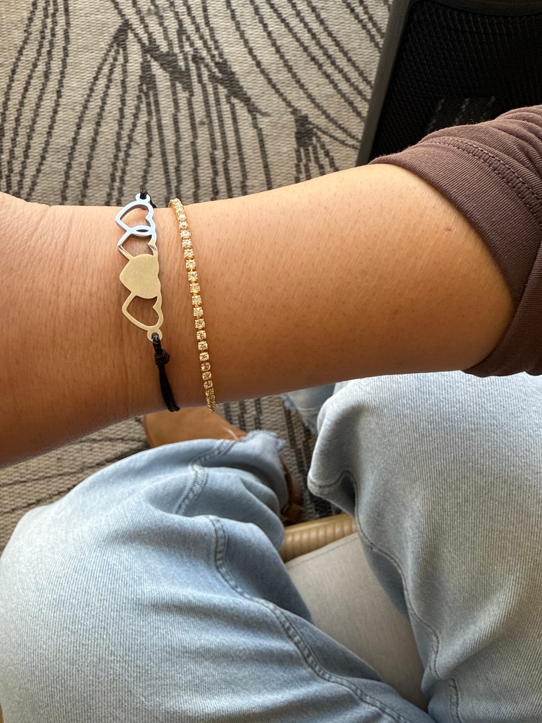 Customer photo review of Melly Adjustable Tennis Bracelet (Bundle)