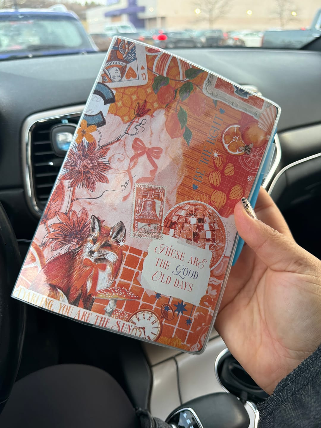 Customer photo review of Vinyl Clear Cover | Weekly Planner | All-in-One | 576