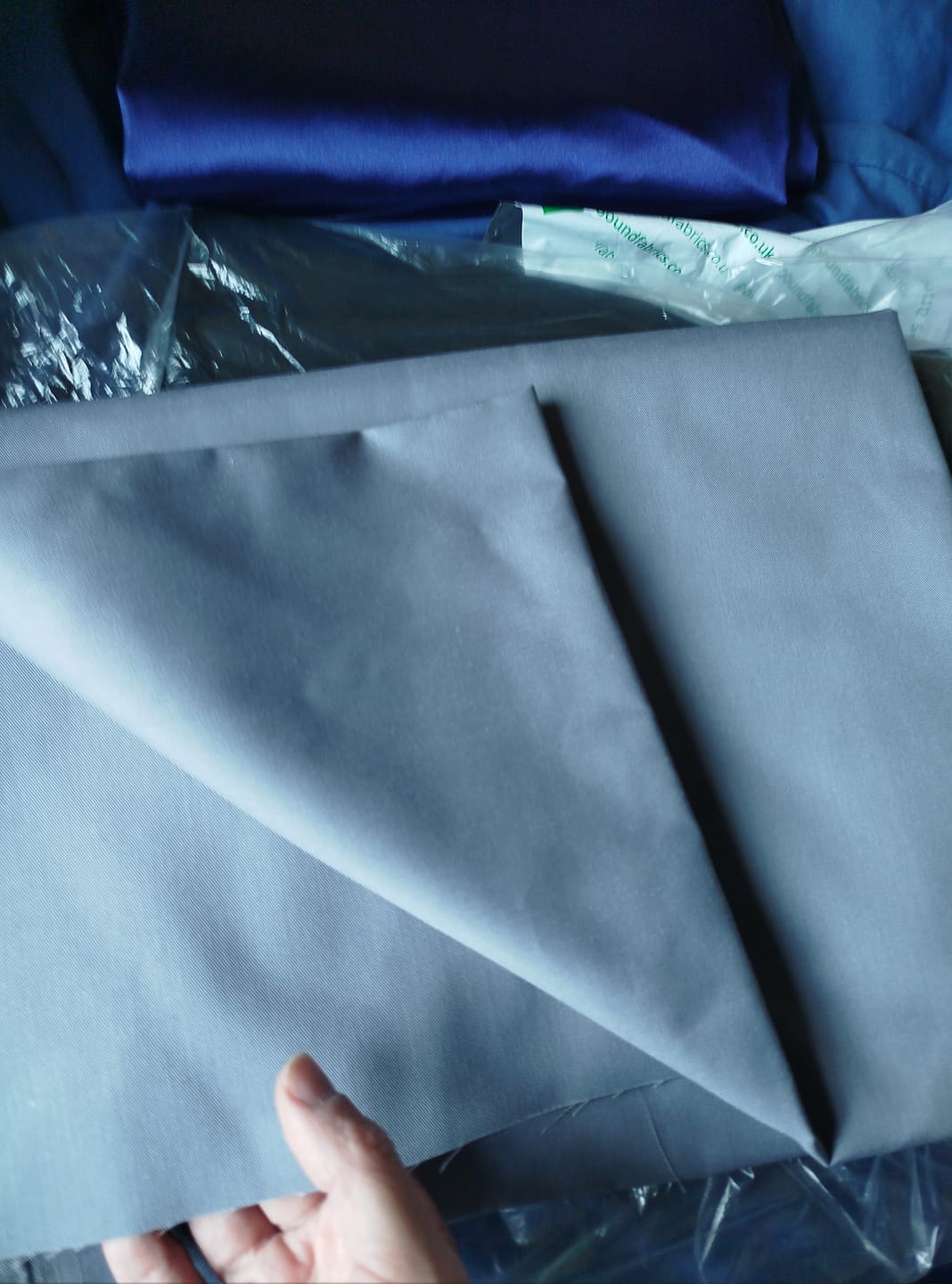Customer photo review of Plain Polycotton Gabardine Twill Fabric