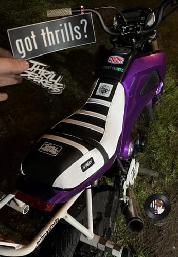 Customer photo review of Custom Seat Cover: 2014 Honda GROM 125
