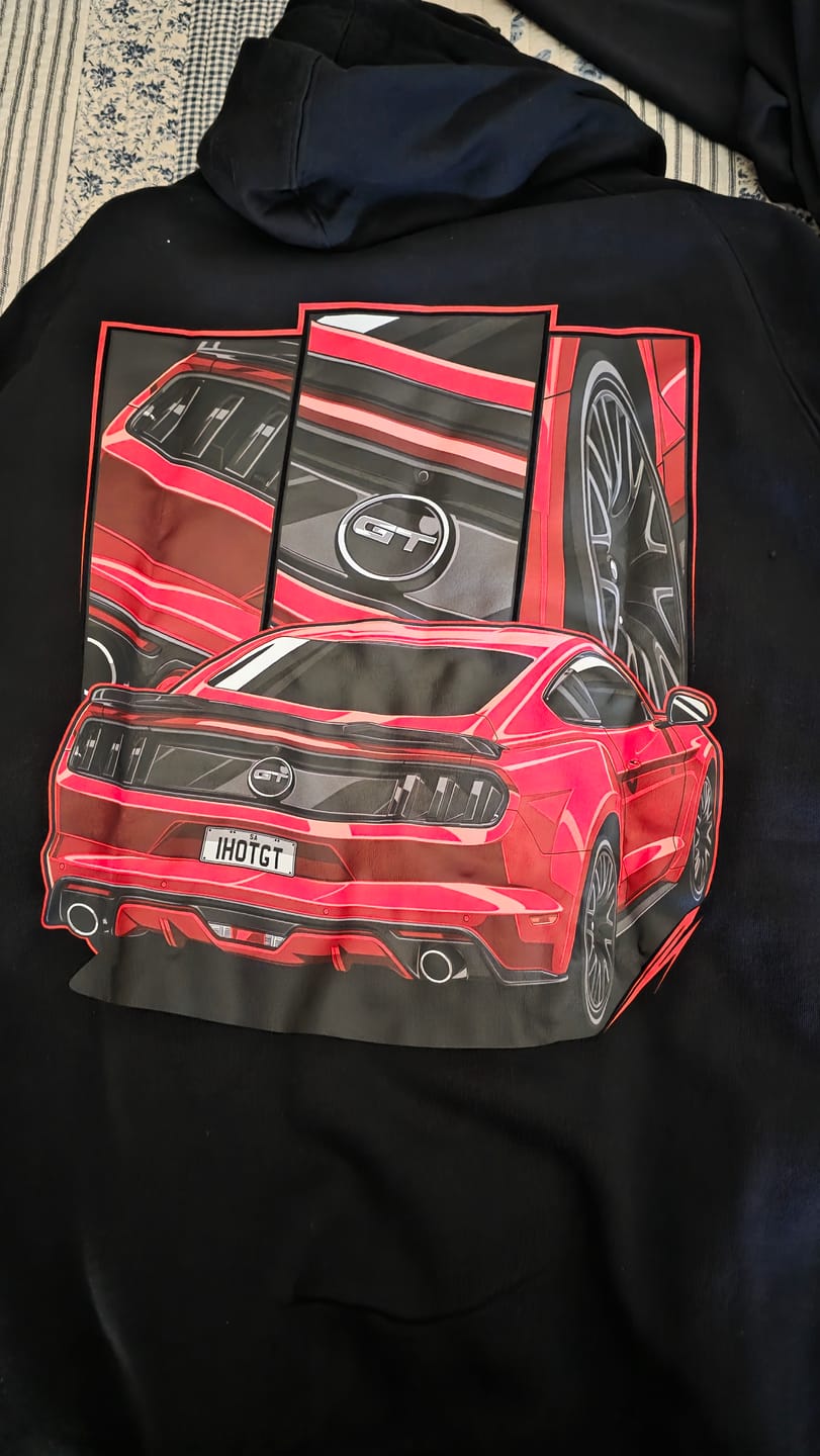 Customer photo review of Your Car On A Hoodie - Deluxe Edition