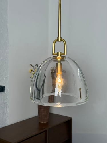 Customer photo review of Borger Dome Pendant