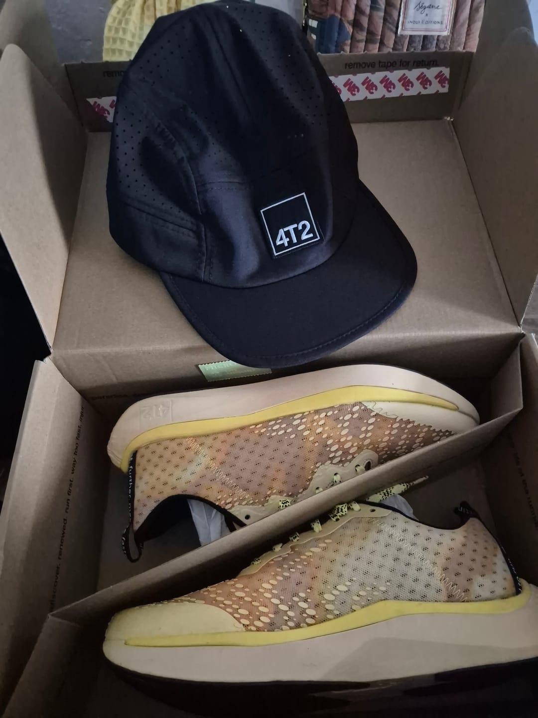 Customer photo review of one more, yellow personality.
