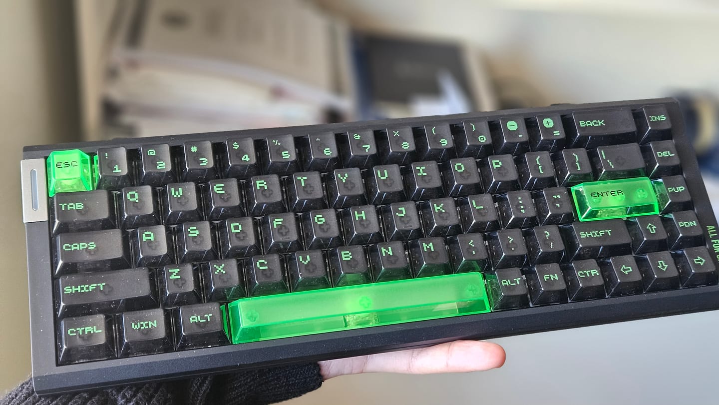 Customer photo review of ATK RS6 Air Klavye (Manyetik Switch / HE)