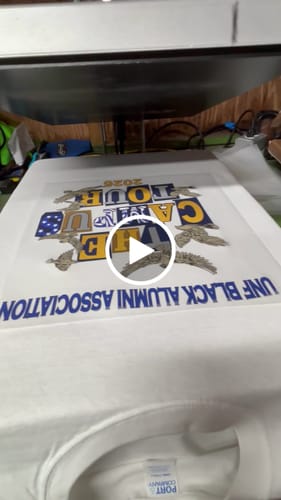 Customer video review of DTF Transfers Upload Your Gang Sheet