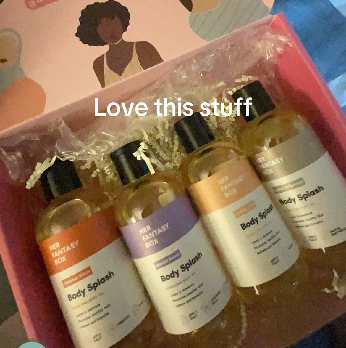 Customer photo review of Body Oil Gift Set