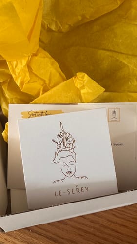 Customer photo review of 14k Gold Huggie Hoops