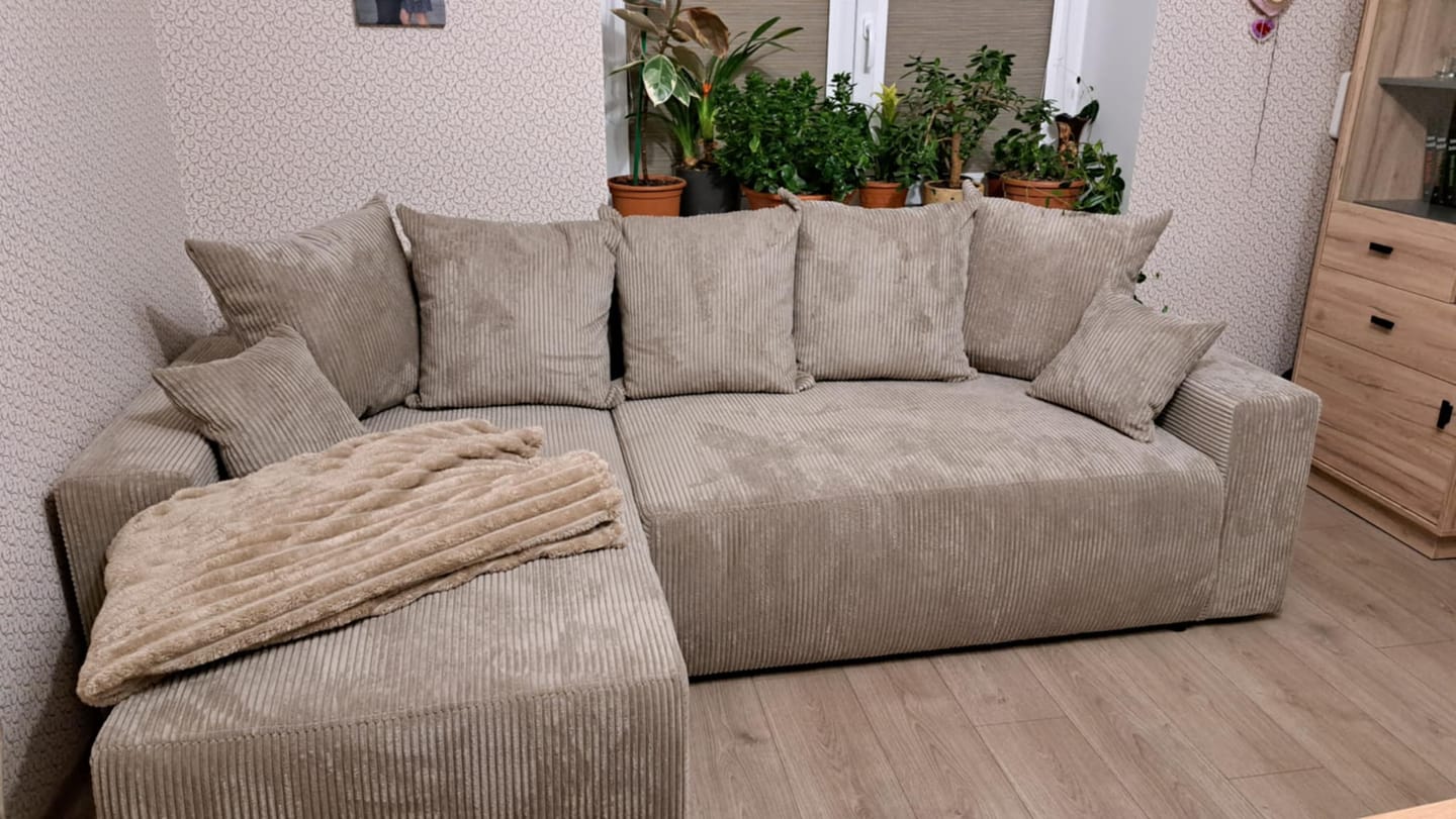 Customer photo review of Kampas “Plush” Cappuccino