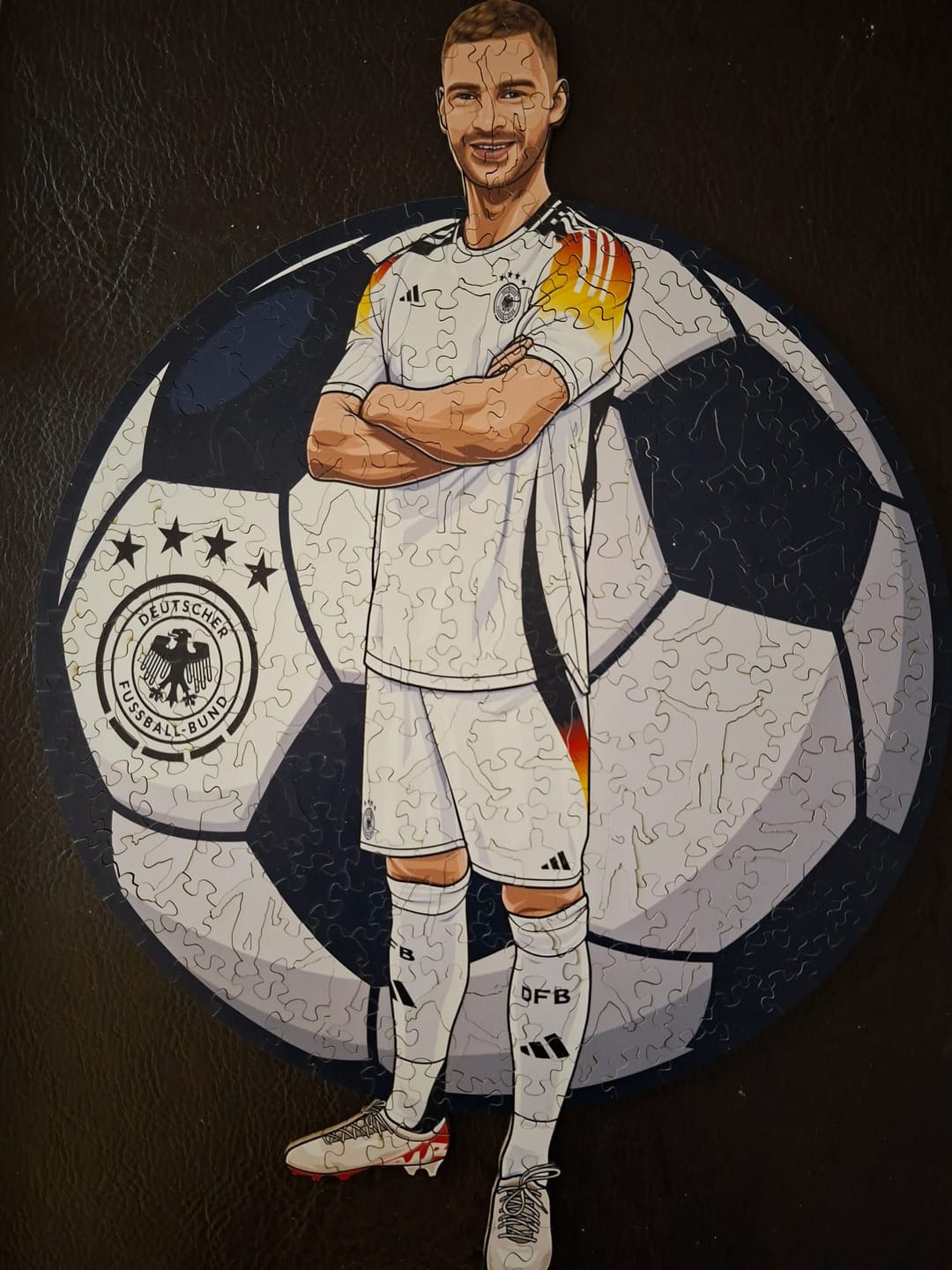 Customer photo review of Joshua Kimmich - Holzpuzzle