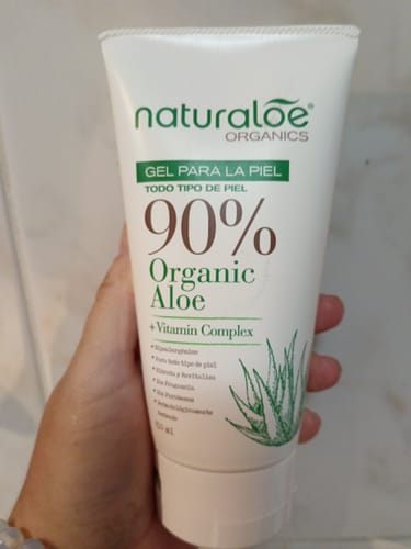 Customer photo review of Set Solidario 2 Gel Puro de Aloe 150ml
