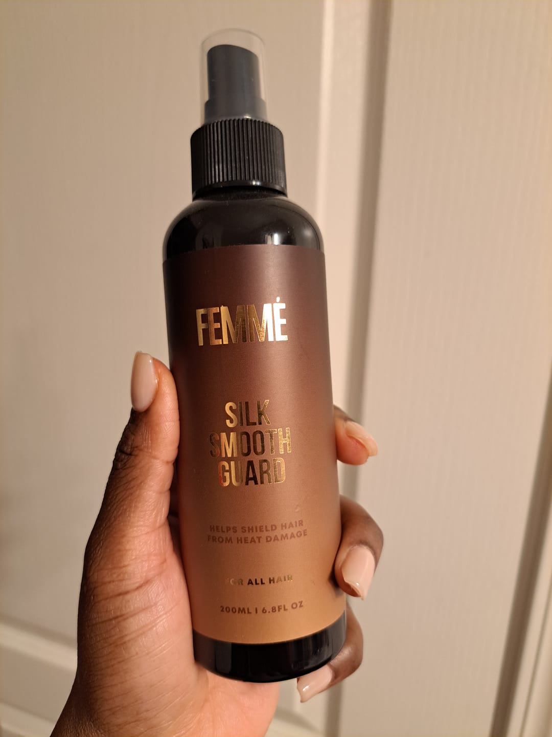 Customer photo review of Silk Smooth Guard (Heat Protectant)
