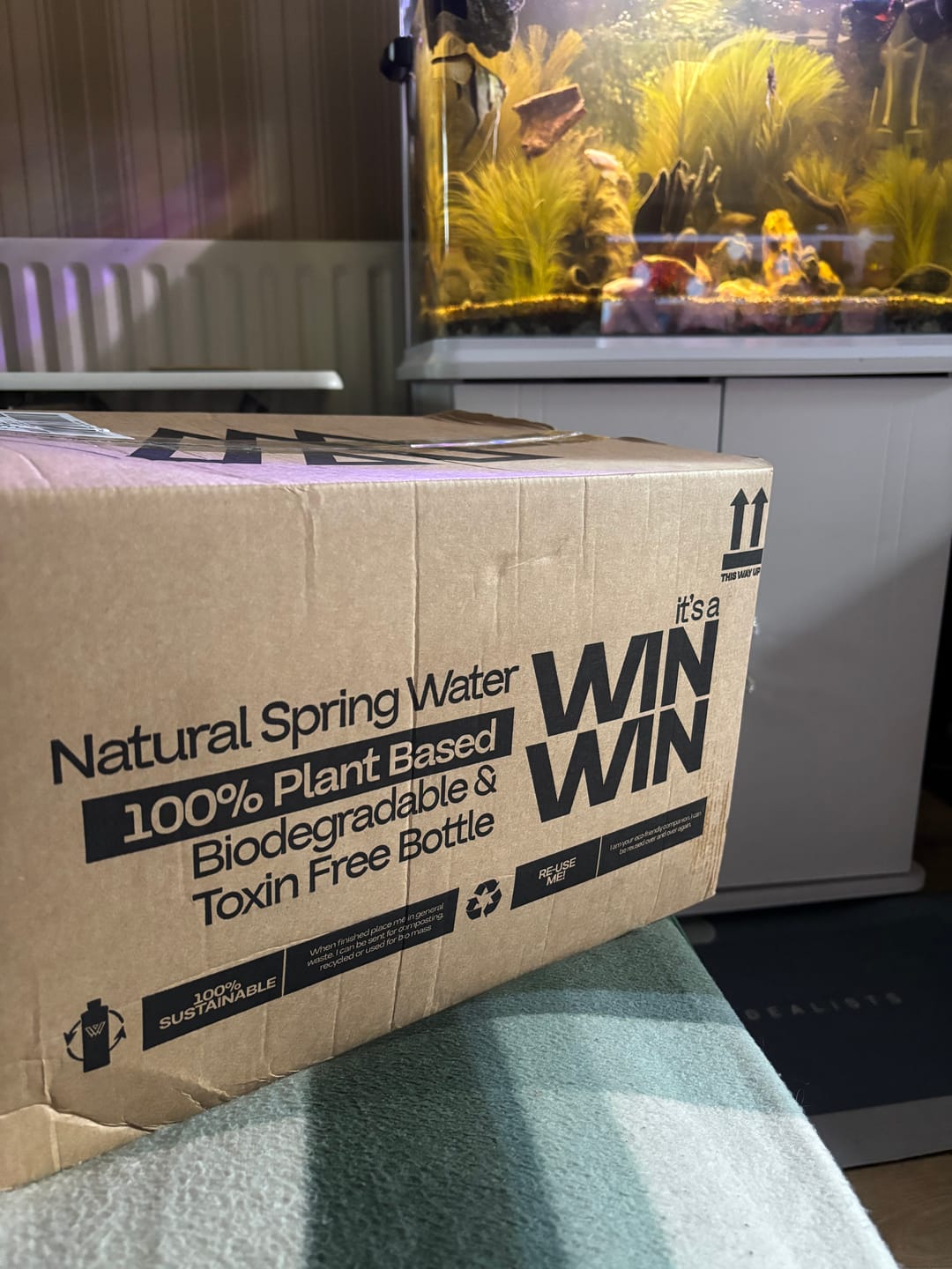 Customer photo review of 500ml Naturally Alkaline Spring Water