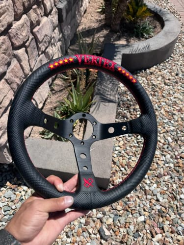 Customer photo review of Vx Star Steering Wheel 13inch Drift