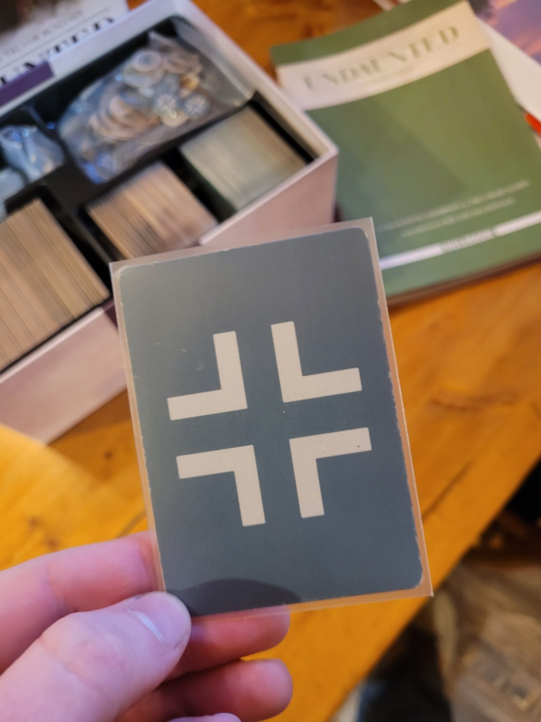 Customer photo review of Undaunted: Normandy Card Sleeve Kit