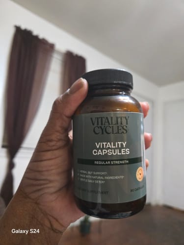 Customer photo review of Regular Strength Vitality Capsules- The Original Cleansing Protocol