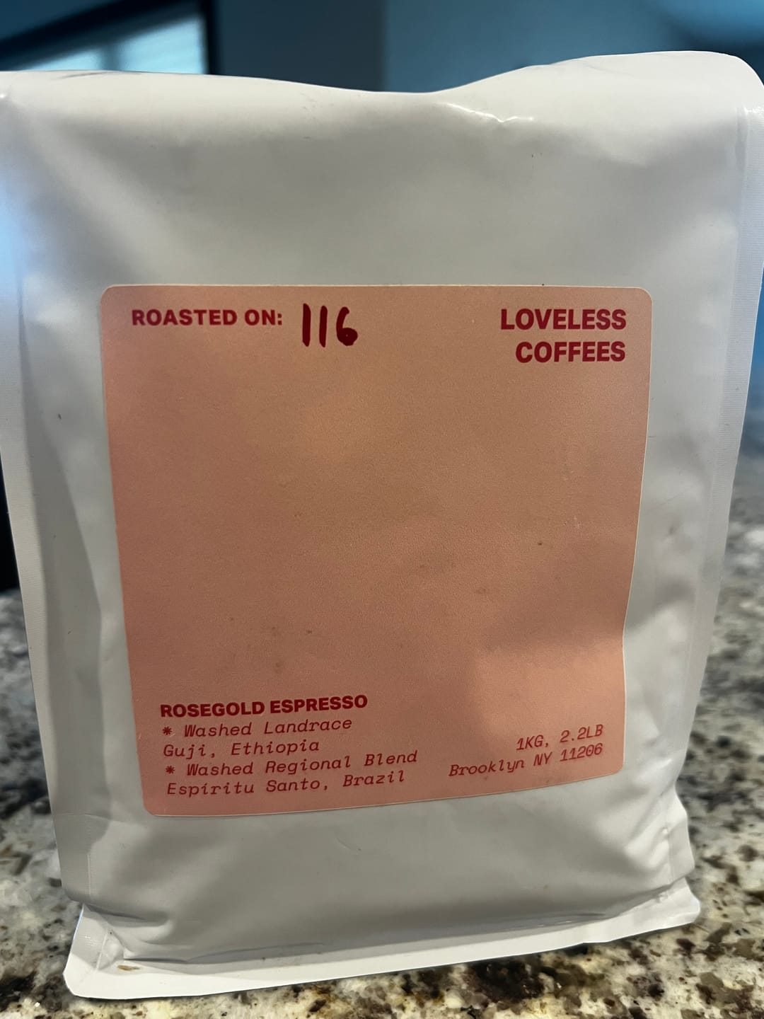 Customer photo review of Rosegold Espresso