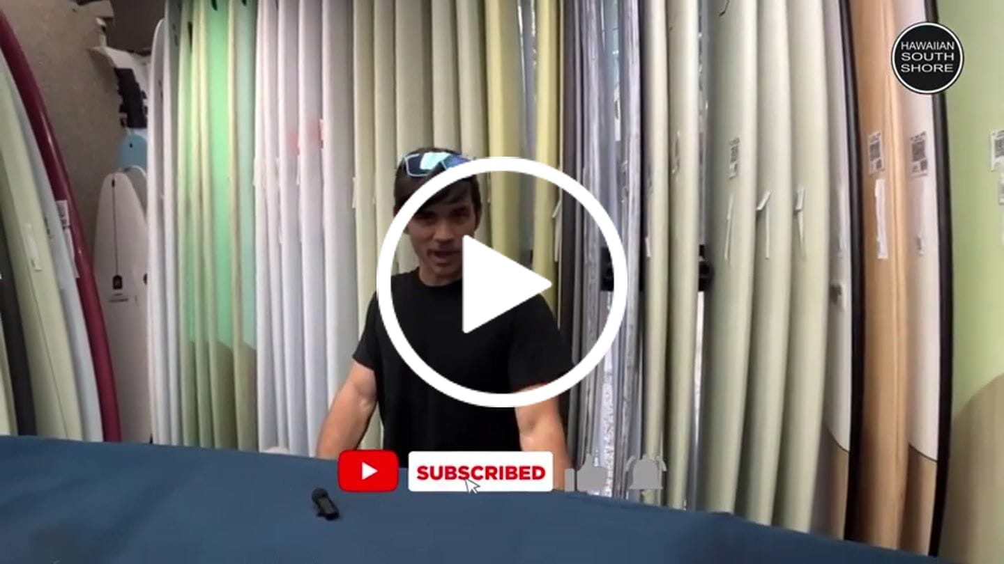Customer video review of HawaiianSouthShore Knit Surfboard Sock Stretch Mesh Non-Stick LONGBOARD - Fits boards up to 9'6